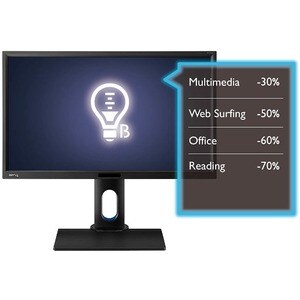 Monitor LCD BenQ Design BL2420PT 60,5 cm (23,8") QHD - 16:9 - Nero - 609,6 mm (24,0") Class - Tecnologia In-plane Switchin