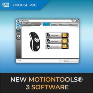 Adesso Wireless presenter mouse (Air Mouse Elite) - With the iMouse P20 you can deliver presentations and lectures from up