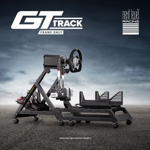 Next Level Racing GTtrack Frame Only Simulator Cockpit - For Gaming - Steel, Carbon