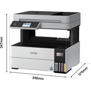 Epson ET-5150 Wireless EcoTank Inkjet Multifunction Printer - Colour - Copier/Printer/Scanner - 37 ppm Mono/23 ppm Color P