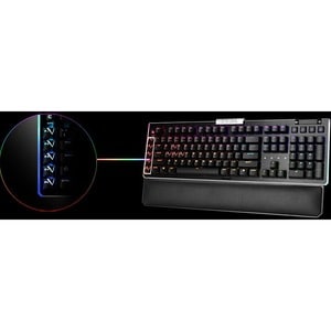 EVGA Z20 Gaming Keyboard - Cable Connectivity - USB 2.0 Interface Volume Control, Multimedia Hot Key(s) - Opto-mechanical 