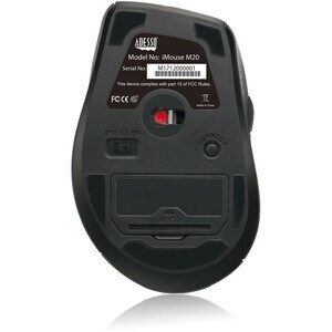 Adesso iMouse M20R Mouse - Radio Frequency - USB - Optical - 6 Button(s) - Red - Wireless - 2.40 GHz - 1500 dpi - Scroll W