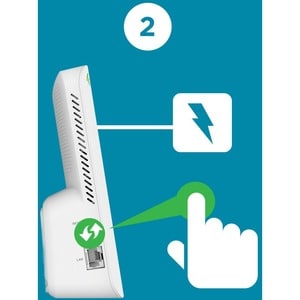D-Link DAP-X1860 802.11ax 1.76 Gbit/s Wireless Range Extender - 2.40 GHz, 5 GHz - 2 x Internal Antenna(s) - MIMO Technolog