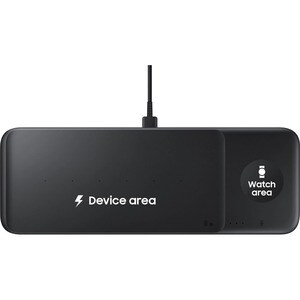 Samsung Wireless Charger Trio, Black - 9 V DC Input - Input connectors: USB
