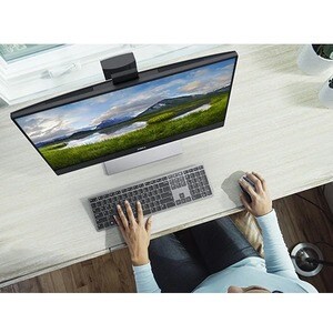 Dell Premier KM7321W Tastatur & Maus - QWERTZ - Deutsch - Tastatur, Kabellos, Bluetooth/RF 2,40 GHz USB, Grau - Maus, Opti