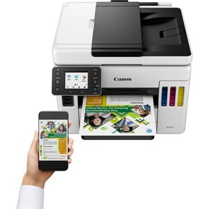 Canon MAXIFY GX7050 Kabellos - Tintenstrahl-Multifunktionsdrucker - Farbe - Mehrfärbig - Kopierer/Fax/Drucker/Scanner - 60