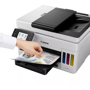 Canon MAXIFY GX6050 Kabellos - Tintenstrahl-Multifunktionsdrucker - Farbe - Mehrfärbig - Kopierer/Drucker/Scanner - 600 x 