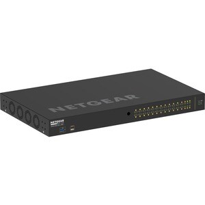 Netgear M4250-26G4F-PoE+ AV Line Managed Switch - 24 Ports - Manageable - 3 Layer Supported - Modular - 4 SFP Slots - 35.8