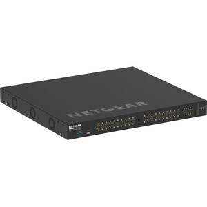 Netgear M4250-40G8F-PoE+ AV Line Managed Switch - 40 Ports - Manageable - 3 Layer Supported - Modular - 8 SFP Slots - 59.5