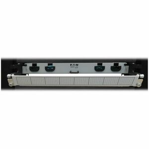 Eaton Tripp Lite Series Preloaded Fiber Panel, 1U - 2x (12F MTP/MPO-PC to 4x LC Duplex F/M) 8F Trunk Cables, OM4 Multimode