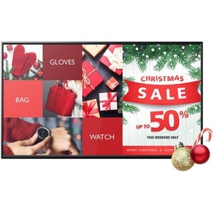 BenQ Smart Signage SL6502K 1651 mm LCD Digital-Signage-Display - 4 GB - 3840 x 2160 - Direct-LED - 500 cd/m² - 2160p - USB