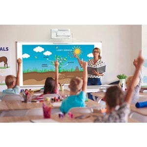Epson EB-725Wi 3LCD Projector - 16:10 - White - 1280 x 800 - Front, Ceiling - 20000 Hour Normal Mode - 30000 Hour Economy 