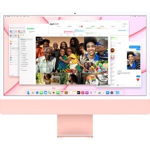 Apple iMac MGPN3B/A All-in-One Computer - Apple M1 Octa-core (8 Core) - 8 GB RAM - 512 GB SSD - 61 cm (24") 4.5K 4480 x 25