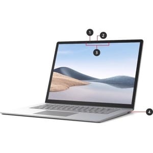Portátil - Microsoft Surface Laptop 4 38,1 cm (15") Pantalla Táctil - 2496 x 1664 - Intel Core i7 11a generación i7-1185G7
