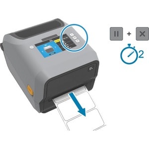 Zebra ZD621R Desktop Thermotransferdrucker - Monochrom - Etiketten-/Quittungsdruck - USB - USB-Schnittstelle - Seriell - B