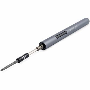 StarTech.com CTK55PCEDRIVE. Produkttyp: Elektrischer Schraubendreher, Handle shape: Gerader Griff, Produktfarbe: Silber. I