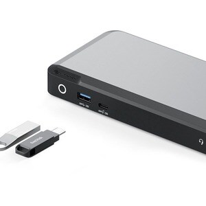 Universal Dock Dual Display Screen 4K docking station with 65W power delivery PD  DP Alt Mode USB-C and USB-A devices