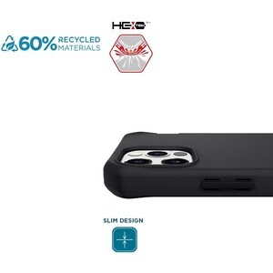 MOBILIS SPECTRUM Robust Hülle für Apple iPhone 12, iPhone 12 Pro Smartphone - Schwarz - Glatt - Sturzsicher, Stoßfest, Sto