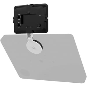 CTA Digital Magnetic LED Light Panel for Enhanced Virtual Communication (White) - Steel Mount - White