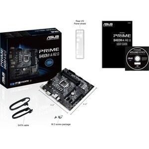 Asus Prime B460M-A R2.0 Desktop Motherboard - Intel B460 Chipset - Socket LGA-1200 - Intel Optane Memory Ready - Micro ATX