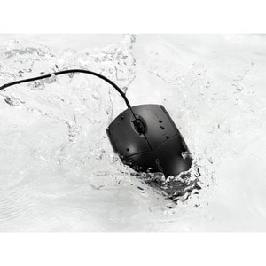 Kensington Pro Fit Wired Washable Mouse - Rugged - Optical - Cable - Black - USB Type A - 1600 dpi - Scroll Wheel - 3 Butt