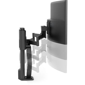 Ergotron TRACE Desk Mount for Monitor, LCD Display - Matte Black - 1 Display(s) Supported - 96.5 cm (38") Screen Support -
