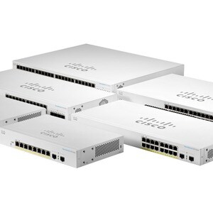 Cisco Business 220 CBS220-24T-4G 24 Ports Manageable Ethernet Switch - 2 Layer Supported - Modular - 4 SFP Slots - 18 W Po
