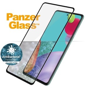 PanzerGlass Tempered Glass Screen Protector - Transparent, Black - For LCD Smartphone - Scratch Resistant