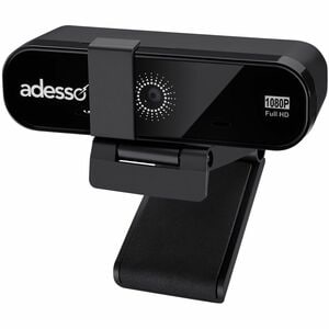 Adesso CyberTrack CyberTrack H8 Webcam - 2.1 Megapixel - 30 fps - Black - USB 2.0 - Full HD - 1920 x 1080 Video - CMOS Sen
