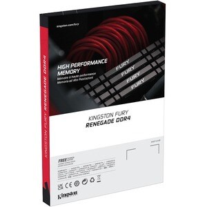 Kingston FURY Renegade RAM Module - 32 GB (2 x 16GB) - DDR4-3000/PC4-24000 DDR4 SDRAM - 3000 MHz Dual-rank Memory - CL15 -