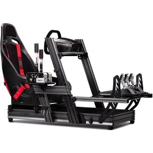 Next Level Racing F-GT Elite Aluminum Simulator Cockpit - Wheel Plate Edition - For Gaming - Aluminum