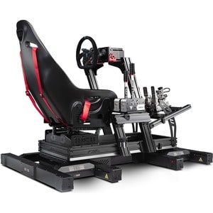 Next Level Racing F-GT Elite Formula & GT Aluminum Profile Simulator Cockpit - Front & Side Mount - For Gaming