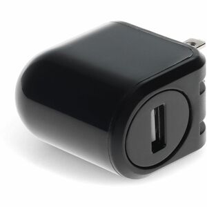 AddOn Wall Plug to USB 2.0 (A) 5V 2.4A for US Black - 5 V DC Output - 2.40 A - Black - 1