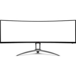 AOC AGON AG493UCX2 49" Class Dual Quad HD (DQHD) Curved Screen Gaming LCD Monitor - 32:9 - Textured Black - 124 cm (48.8")