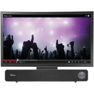 Trust Arys Soundbar-Lautsprecher - 6 W RMS - Schwarz - 100 Hz bis 20 kHz Frequenzgang - USB - 1