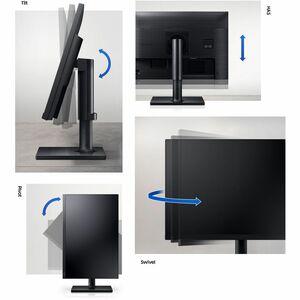 Samsung F24T454G 24" Class WUXGA LCD Monitor - 16:10 - 24" Viewable - In-plane Switching (IPS) Technology - 1920 x 1200 - 
