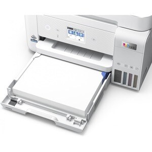 Epson ET-4856 Wireless EcoTank Inkjet Multifunction Printer - Colour - White - Copier/Fax/Printer/Scanner - 33 ppm Mono/20