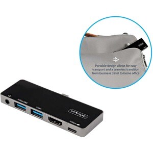 StarTech.com DKT30ICHPD USB Type C Docking Station for Workstation - 100 W - USB Type-A - USB Type-C - HDMI - DisplayPort 