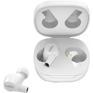Belkin SOUNDFORM Rise True Wireless Ohrhörer Stereo Ohrhörerset - Weiß - Binaural - In-Ear - 1000 cm Reichweite - Bluetoot