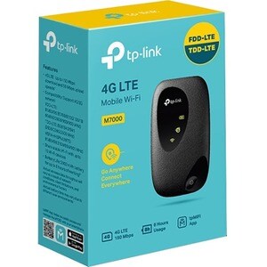 TP-Link M7010 Wi-Fi 4 IEEE 802.11b/g/n 1 SIM Mobilfunk, Ethernet Modem/Wireless Router - 4G - LTE 800, LTE 850, LTE 900, L