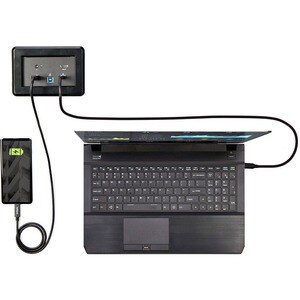 StarTech.com Conference Room Docking Station, In-Table Universal Laptop Dock, HDMI/60W PD/USB Hub/GbE/Audio, Huddle/Boardr