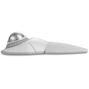 Kensington Orbit Wireless Trackball with Scroll Ring - White - Optical - Wireless - Bluetooth/Radio Frequency - 2.40 GHz -