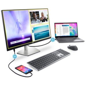 Dell S2722QC 27" Class 4K UHD LCD Monitor - 16:9 - 68.6 cm (27") Viewable - In-plane Switching (IPS) Technology - WLED Bac