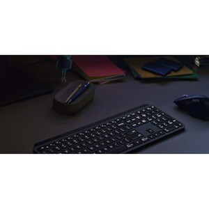 Logitech MX Keys for Business Keyboard - Wireless Connectivity - USB Type A Interface - English (US) - QWERTY Layout - Gra
