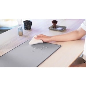 Logitech Mouse Pad - 300 mm x 700 mm Dimension - Grey - Natural Rubber, Nylon, Polyester - Anti-slip, Anti-fray, Spill Res