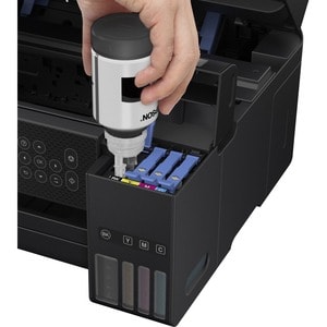 Stampante multifunzione a getto di inchiostro Epson ET-2850 Wireless EcoTank - Colore - Nero - Fotocopiatrice/Stampante/Sc