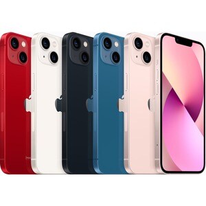 Apple iPhone 13 mini A2629 256 GB 智能电话 - 13.7 cm (5.4") OLED 全高清+ 2340 x 1080 - 六核 (双核（2 个核心） 3.22 GHz + Blizzard 四核（4 个核心