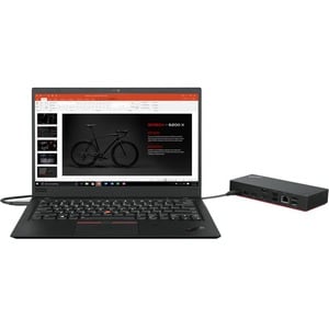 Lenovo ThinkPad USB Type C Docking Station for Notebook - 90 W - 3 Displays Supported - 4K - 3840 x 2160 - 6 x USB Ports -