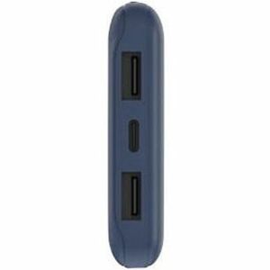 BELKIN 10K POWER BANK USB-C 15W DUAL USB-A 15CM USB-A TO C BLUE