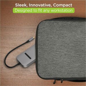 IOGEAR Dock Pro USB-C Triple HD Dock - for Tablet, Workstation, Notebook, Monitor - Charging Capability - Memory Card Read